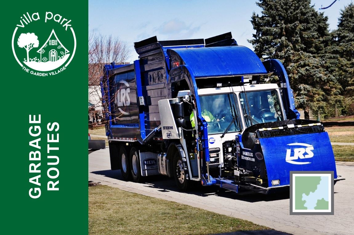 Garbage Routes Map 3-2 Embossed Opens in new window